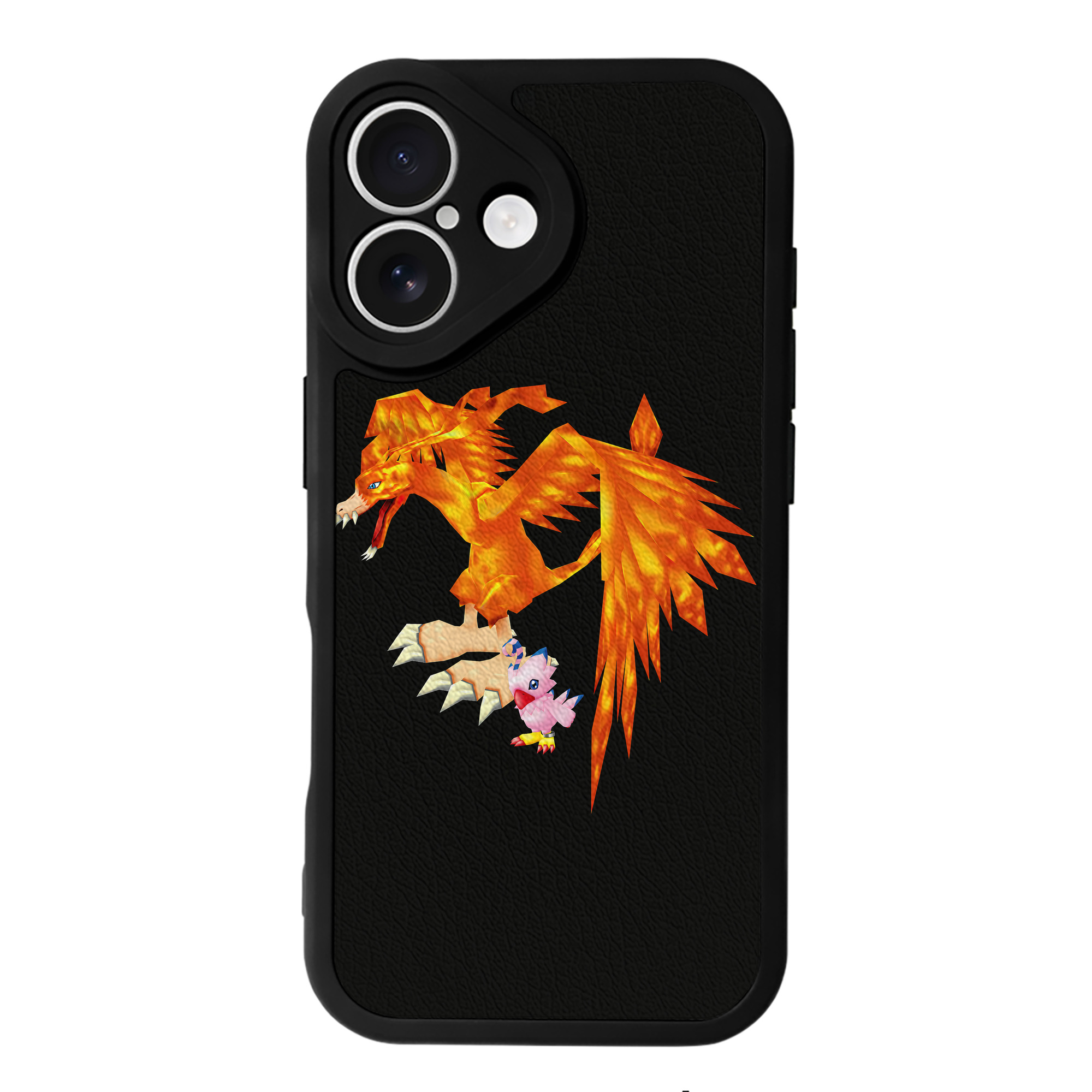 （画像用） Digimon デジタルモンスター/デジモン 【iPhone 16シリーズ対応】シリコンスマホケース（レザー調） 材質：シリコン